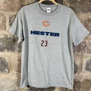 Devin Hester Chicago Bears NFL Shirt M‎ Gray #23 Graphic Tee Football Fan Jersey